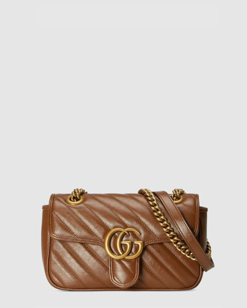 [GUCCI-구찌]GG 마몽 미니 마틀라세 숄더백 446744