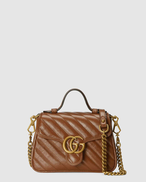 [GUCCI-구찌]GG 마몽 미니 탑핸들백 583571