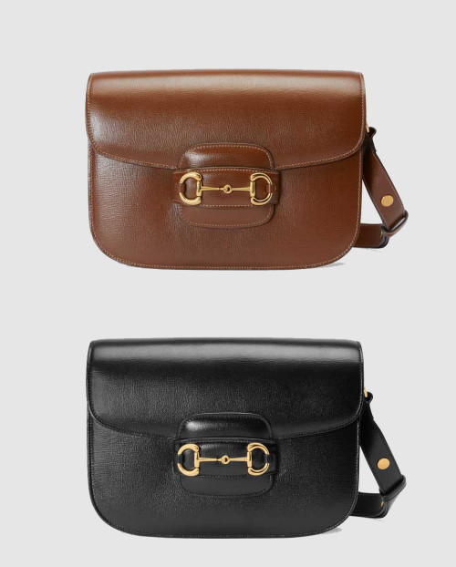 [GUCCI-구찌]홀스빗 1955 숄더백 레더 602204