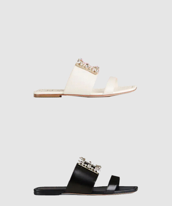 [ROGER VIVIER-로저비비에]브로쉬 비비에 뮬 5043