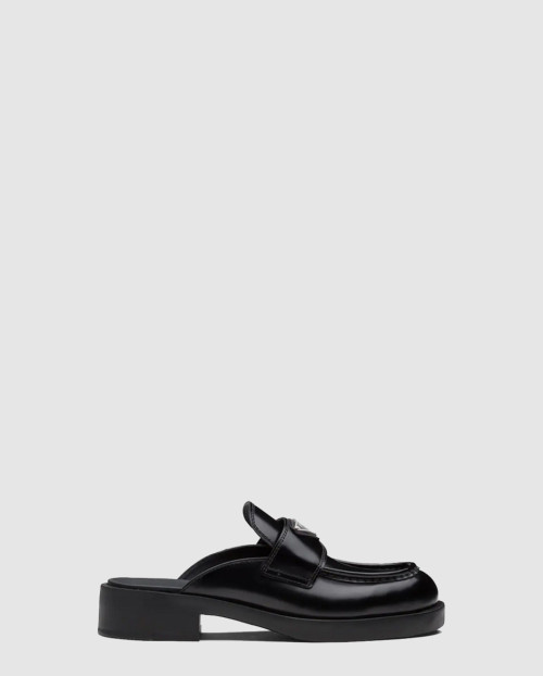 [PRADA-프라다]브러시드 가줄 뮬 1D652M