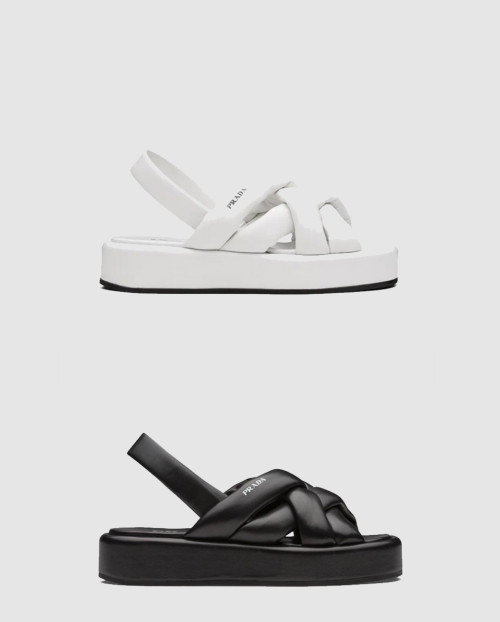 [PRADA-프라다]나파 플랫폼 샌들 1XZ747