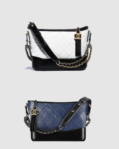 [CHANEL-샤넬]가브리엘 호보백 스몰 투톤 A91810