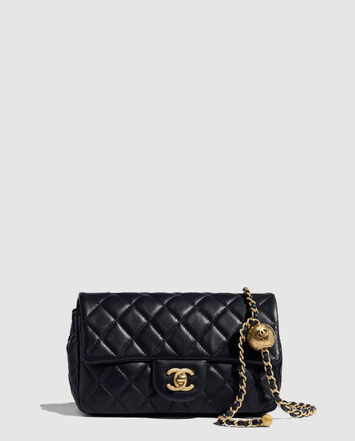 [CHANEL-샤넬]클래식 골드볼 뉴미니 AS1787