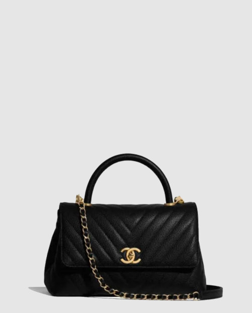 [CHANEL-샤넬]쉐브론 코코핸들 미듐 A92991