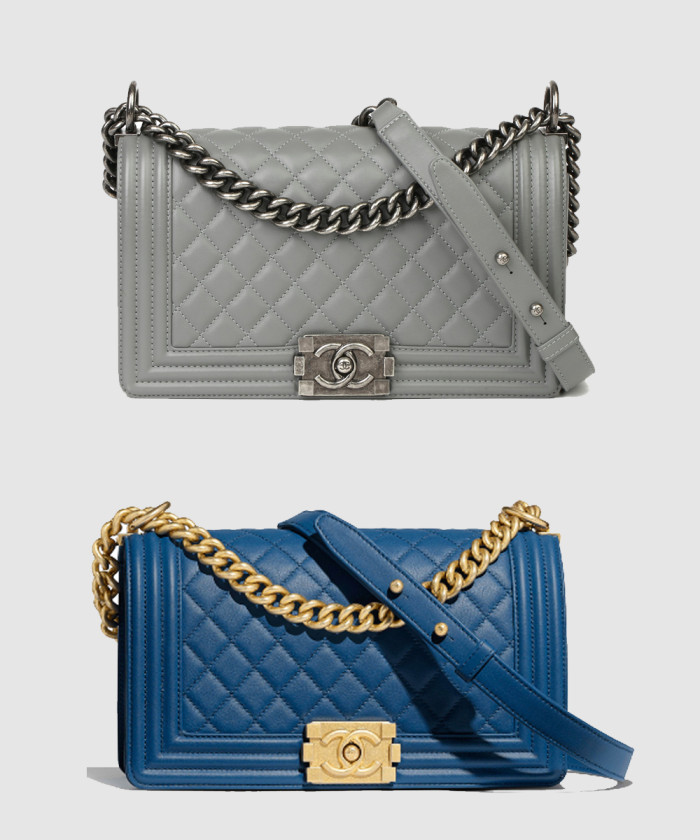 레플리카|이미테이션 chanel-샤넬보이백-램스킨-미듐-인기색상-a67086