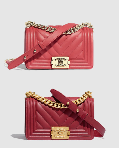 [CHANEL-샤넬]쉐브론 보이백 램스킨 스몰 인기색상 A67085