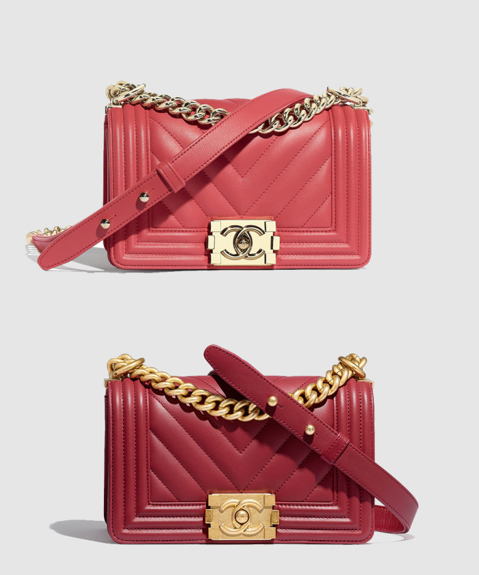 레플리카|이미테이션 chanel-샤넬쉐브론-보이백-램스킨-스몰-인기색상-a67085