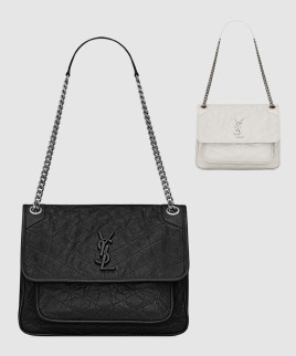 [SAINT LAURENT-생로랑]크링클 니키백 미듐 498894