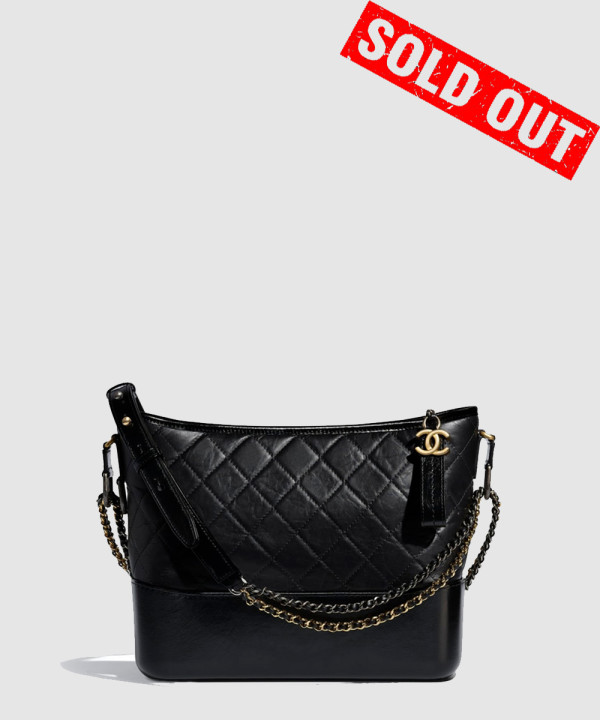 [CHANEL-샤넬]가브리엘 호보백 라지 블랙