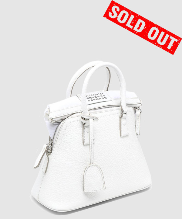 [MARGIELA-마르지엘라]5AC백 미니 화이트