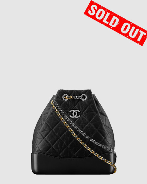 [CHANEL-샤넬]가브리엘 백팩 블랙 스몰