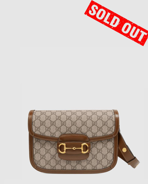 [GUCCI-구찌]홀스빗 1955 숄더백 브라운