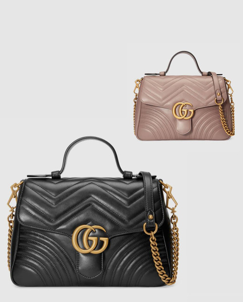 [GUCCI-구찌]GG 마몽 스몰 탑핸들백 498110