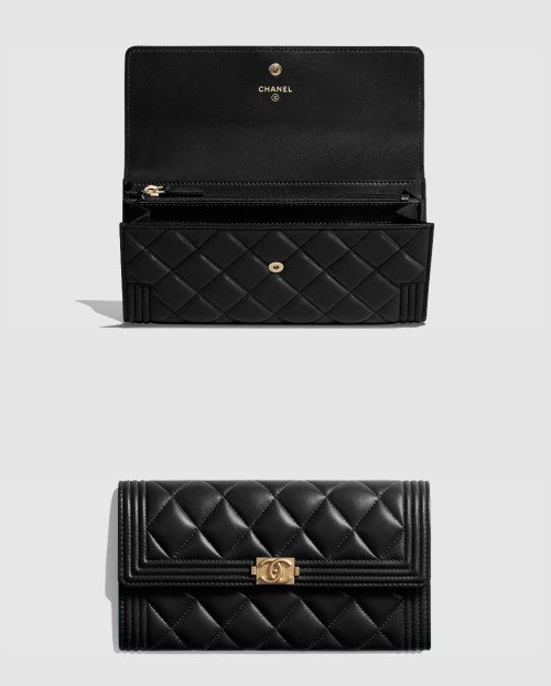 [CHANEL-샤넬]보이 플랩 장지갑 A80286