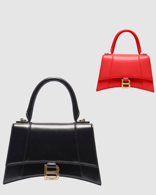 [BALENCIAGA-발렌시아가]아워글래스 스몰 탑핸들백 593546