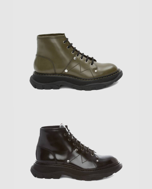 [MCQUEEN-알렉산더맥퀸]트레드 레이스업 부츠 595469