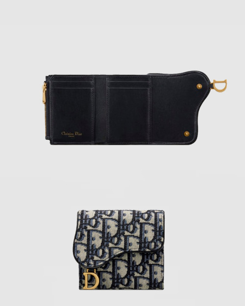 [DIOR-디올]새들 로투스 반지갑 S5652