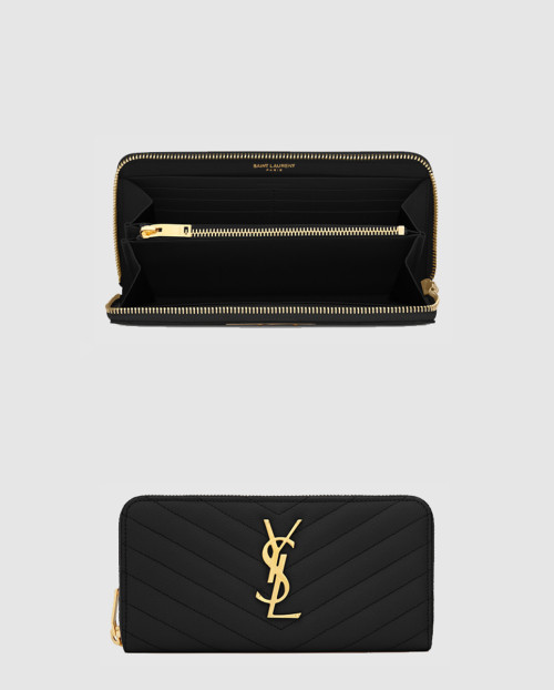 [SAINT LAURENT-생로랑]모노그램 지퍼월렛 358094
