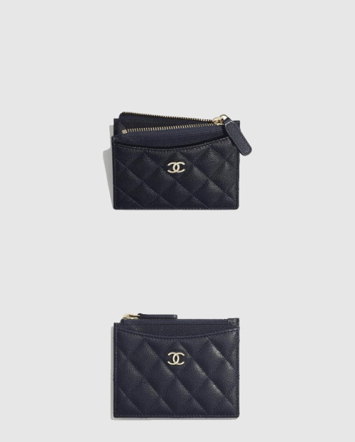 [CHANEL-샤넬]클래식 지퍼 카드지갑 AP0219