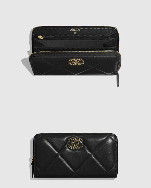 [CHANEL-샤넬]19 지퍼월렛 AP0946