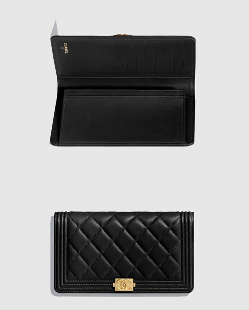 [CHANEL-샤넬]보이 플랩 장지갑 A80285