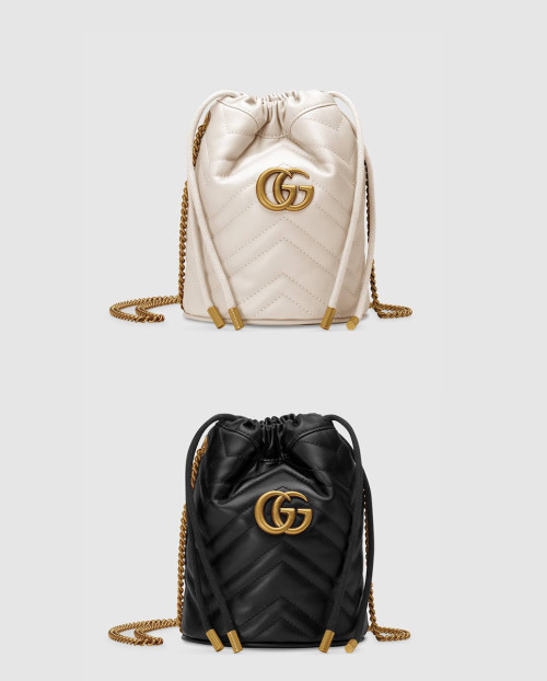 [GUCCI-구찌]GG 마몽 미니 버킷백 575163