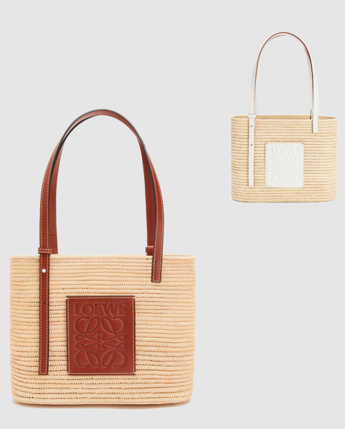 [LOEWE-로에베]스퀘어 라피아백