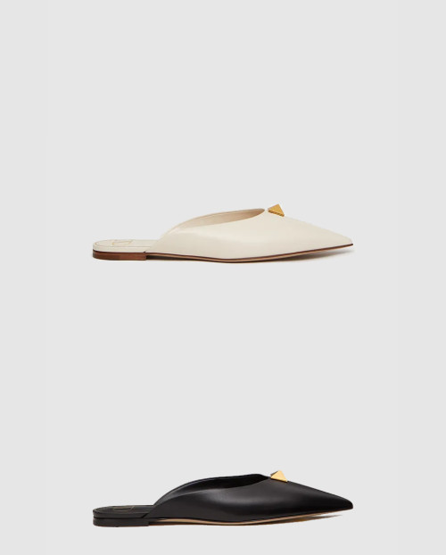 [VALENTINO-발렌티노]로만스터드 플랫 뮬