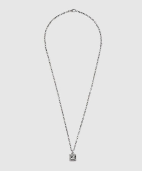 [GUCCI-구찌]스퀘어 G 십자가 목걸이 552768