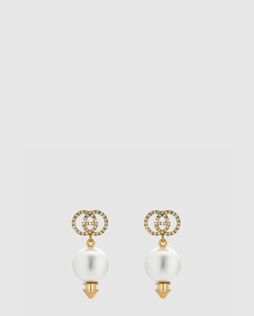 [GUCCI-구찌]인터로킹 G 진주 귀걸이 582822