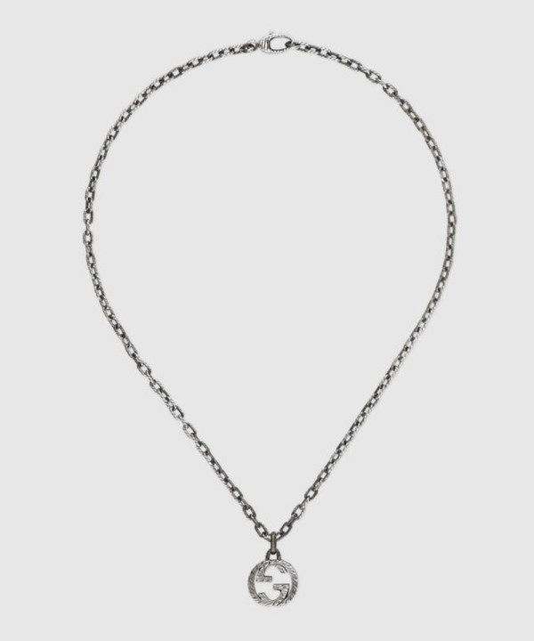 [GUCCI-구찌]인터로킹 G 목걸이 455307