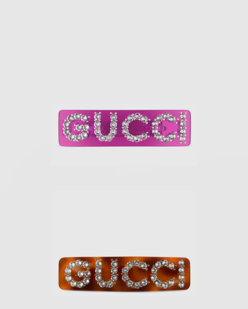 [GUCCI-구찌]크리스탈 싱글 머리핀 513120