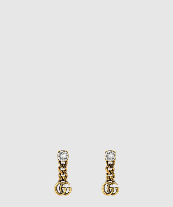 [GUCCI-구찌]크리스탈 GG 귀걸이 645683