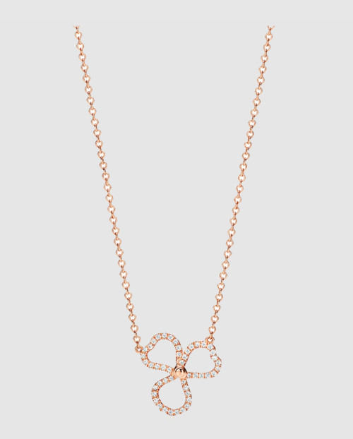 [TIFFANY-티파니]플라워 다이아 목걸이