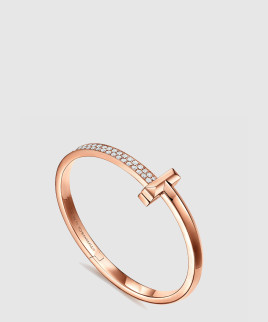 [TIFFANY-티파니]T1 다이아 뱅글 팔찌 미듐