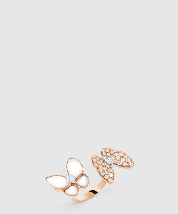 [VAN CLEEF-반클리프]투 버터플라이 비트윈 반지 7AL00