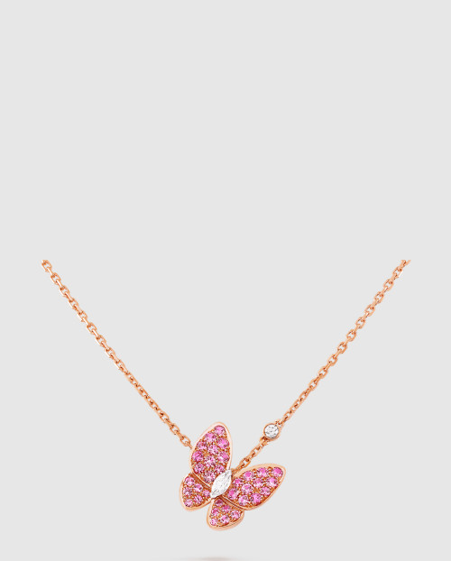 [VAN CLEEF-반클리프]투 버터플라이 목걸이 3M200