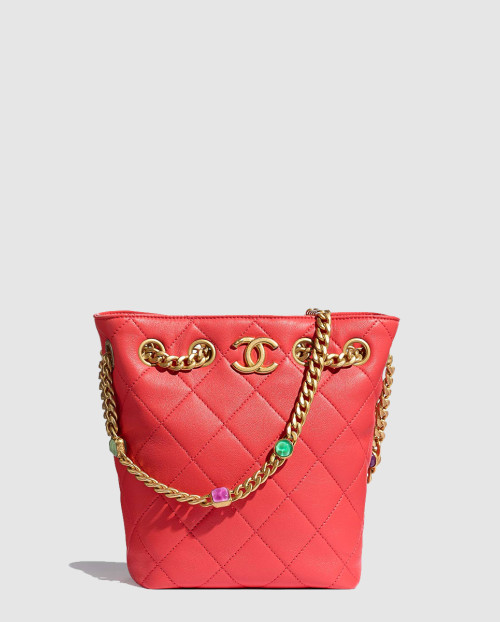 [CHANEL-샤넬]드로스트링 버킷백 AS2381