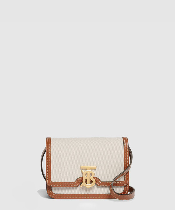 [BURBERRY-버버리]TB 투톤 캔버스백 미니 80171101