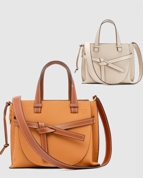 [LOEWE-로에베]게이트백 탑핸들 토고레더 스몰