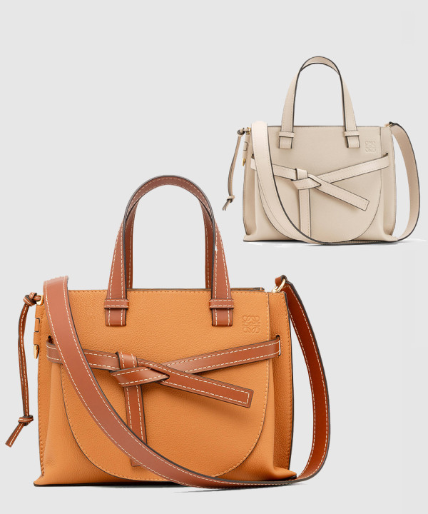 [LOEWE-로에베]게이트백 탑핸들 토고레더 스몰