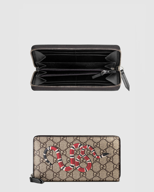 [GUCCI-구찌]스네이크 지퍼월렛 451273