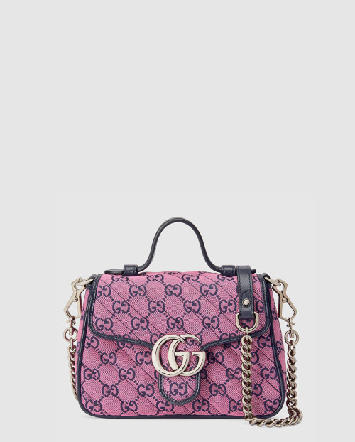 [GUCCI-구찌]GG 마몽 멀티컬러 미니 탑핸들백 583571
