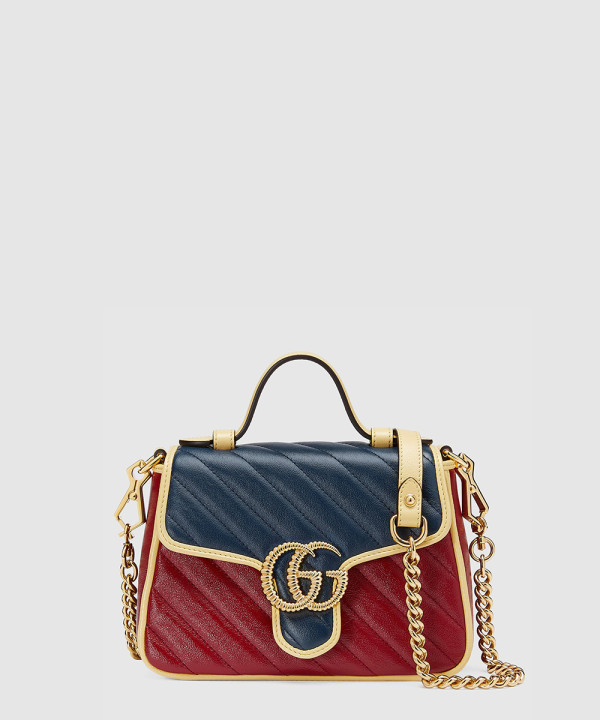 [GUCCI-구찌]GG 마몽 미니 탑핸들백 583571