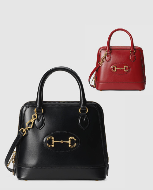 [GUCCI-구찌]홀스빗 1955 스몰 탑핸들백 레더 621220