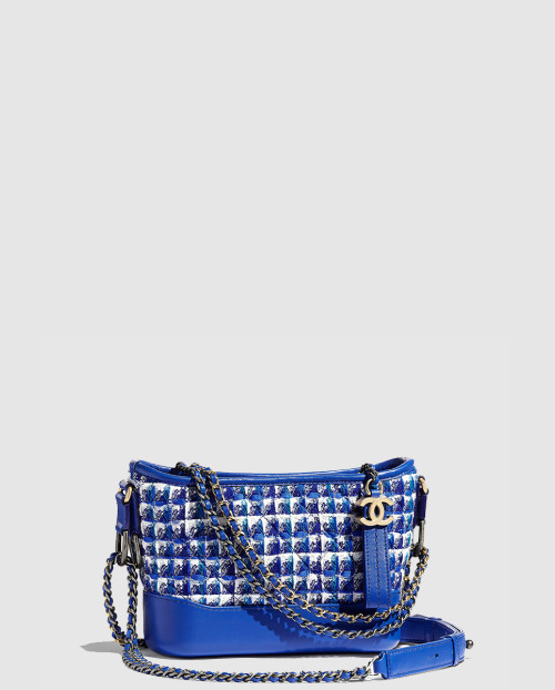 [CHANEL-샤넬]트위드 가브리엘 호보백 스몰 A91810