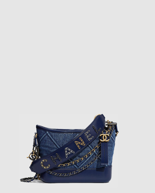 [CHANEL-샤넬]데님 가브리엘 호보백 스몰 AS0865