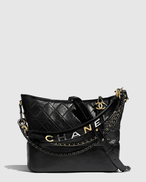 [CHANEL-샤넬]가브리엘 호보백 이니셜 스트랩 라지 AS1582