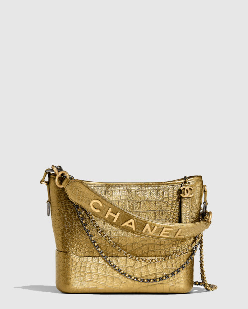 [CHANEL-샤넬]가브리엘 호보백 크로커 미듐 AS0866